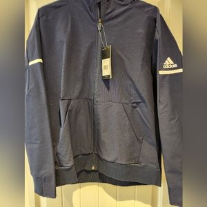 Adidas women's Squad Woven Full Zip size Large